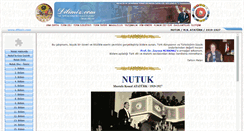 Desktop Screenshot of nutuk.dilimiz.com